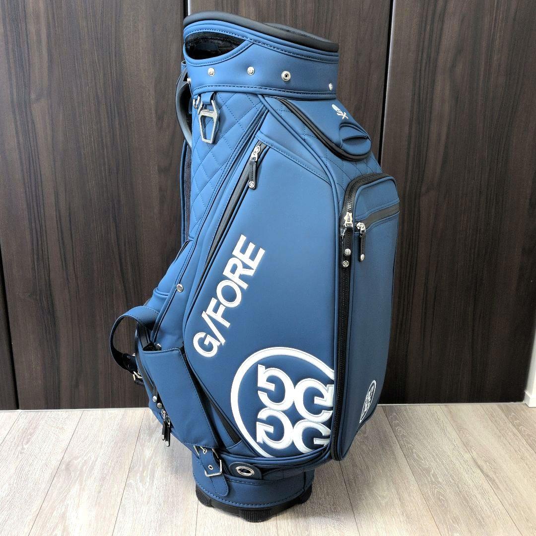 【美品】ジーフォア キャディバッグ ゴルフクラブヘッドカバーセット