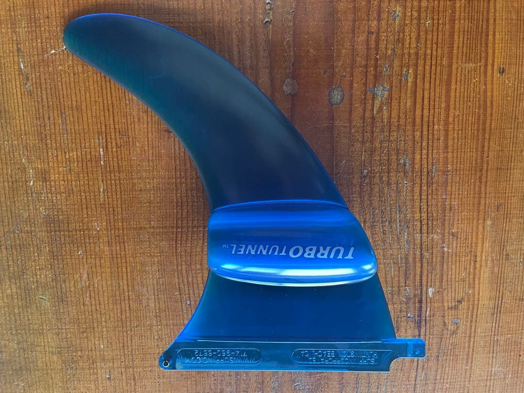 TURBO TUNNEL サーフボードフィン ブルー