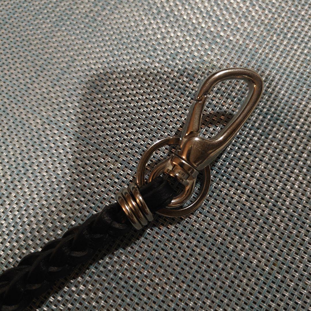 キーリング レザー シルバー ロング HTC