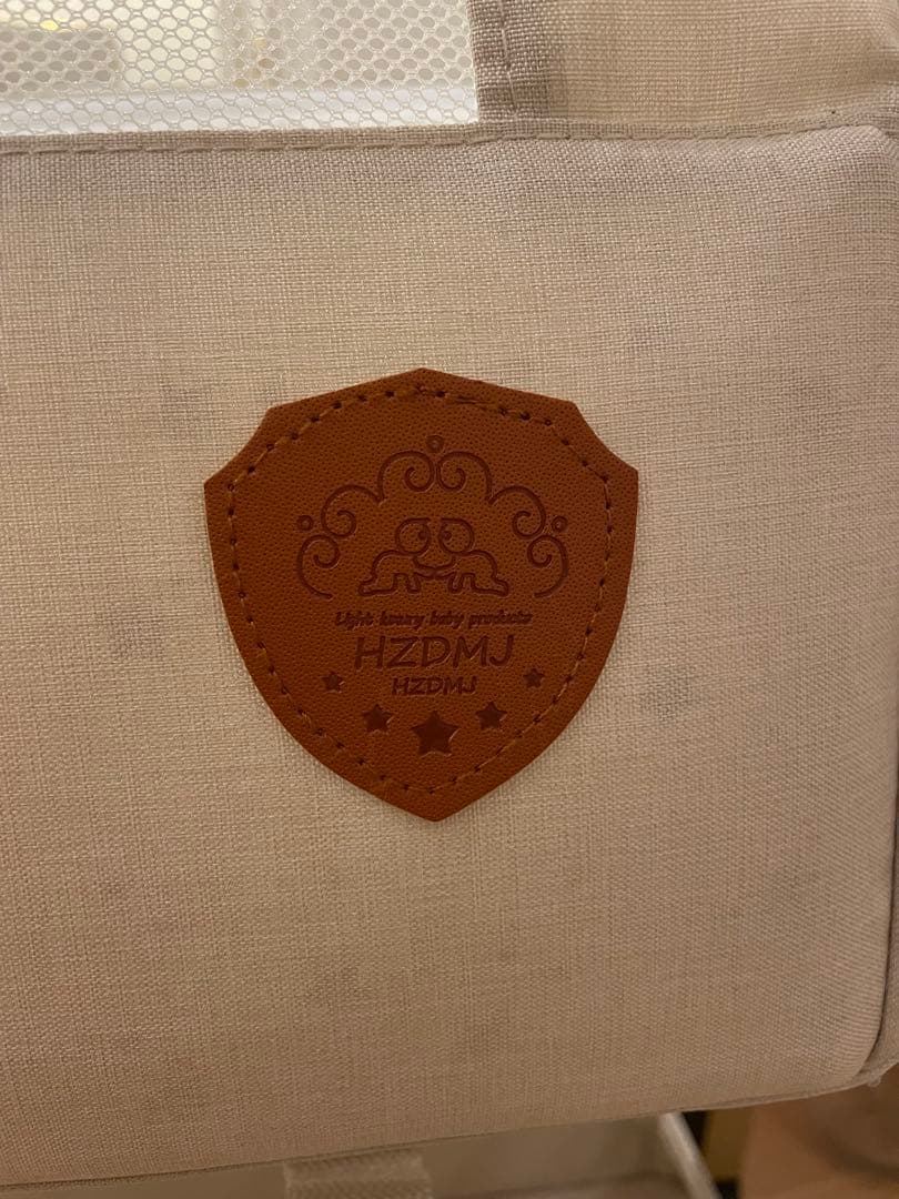 H　HZDMJ ベビーベッド ベージュ(カーキ)