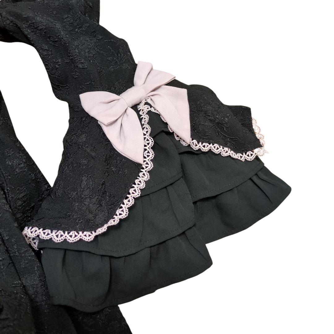 新品　レア　axes femme kawaii　メアリー姫袖ドレス　黒　ロリータ