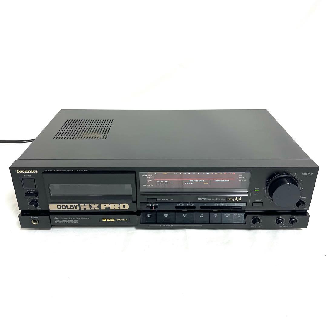 Technics 3ヘッド カセットデッキ RS-B905 テクニクス