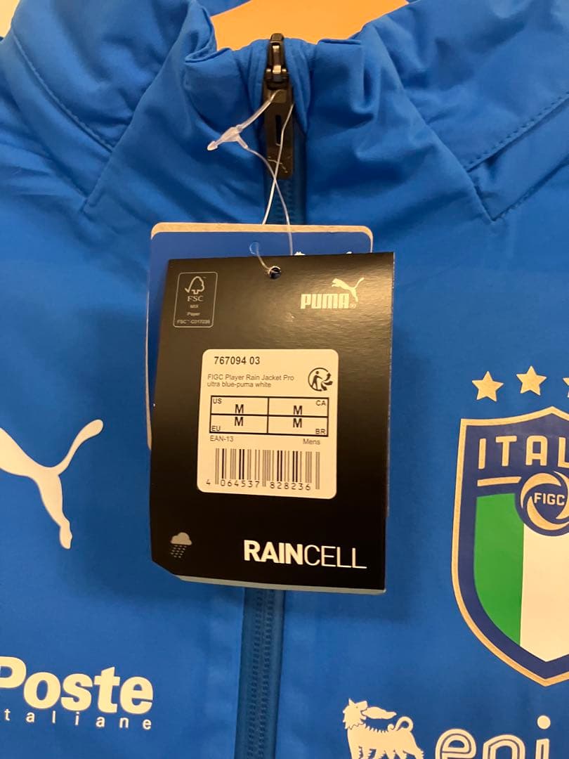 支給イタリア代表ウォータープルーフオールウェザージャケットPUMA非売品