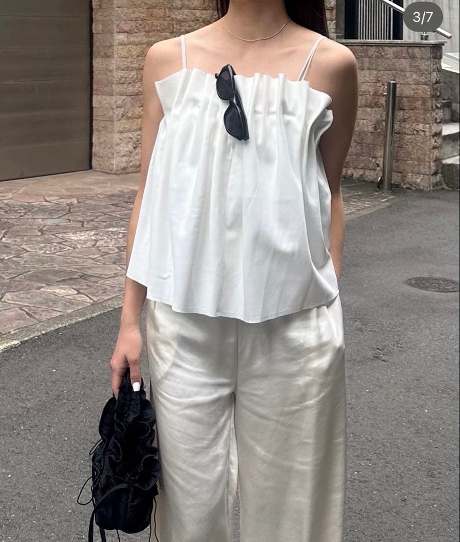 トップス room306contemporary pleats design tops