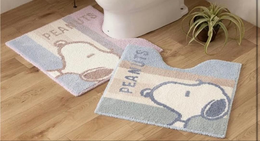 10日迄大特価　PEANUTS スヌーピー トイレマットセット　新品