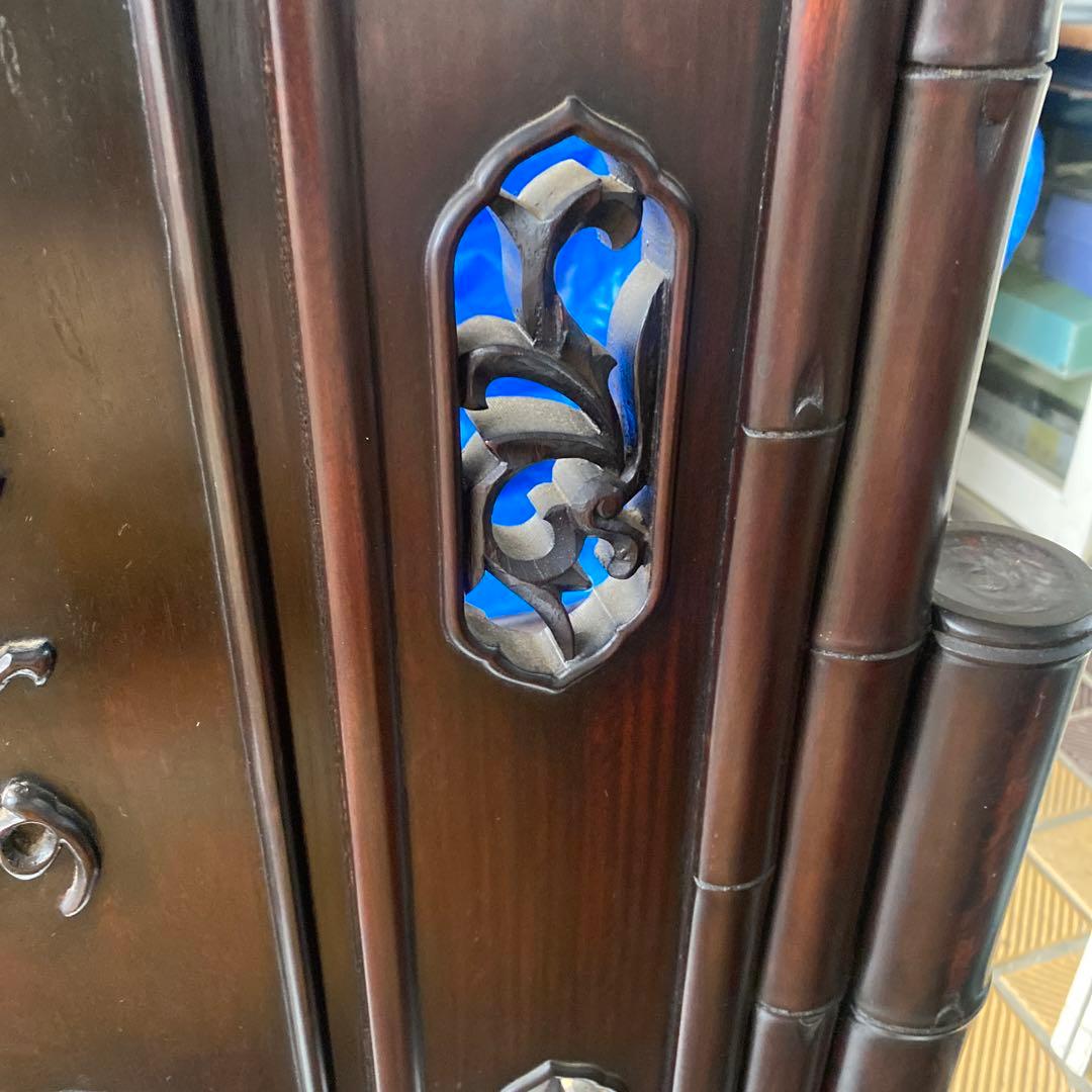 たのめる便から変更可能！気壮山河 中国美術　衝立　紫檀　唐木　竹