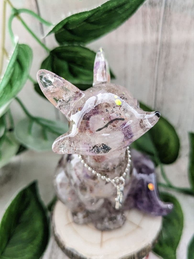 【はる】ラリマーのかめちゃん形オルゴナイト☆他３点