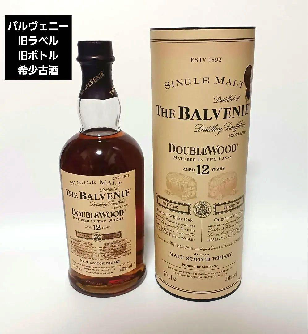 バルヴェニー12年ダブルウッド 旧旧ラベル　古酒 ウイスキー