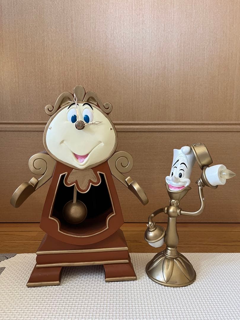 ディズニーストア　美女と野獣　コグスワース　ルミエール　セット　箱無し