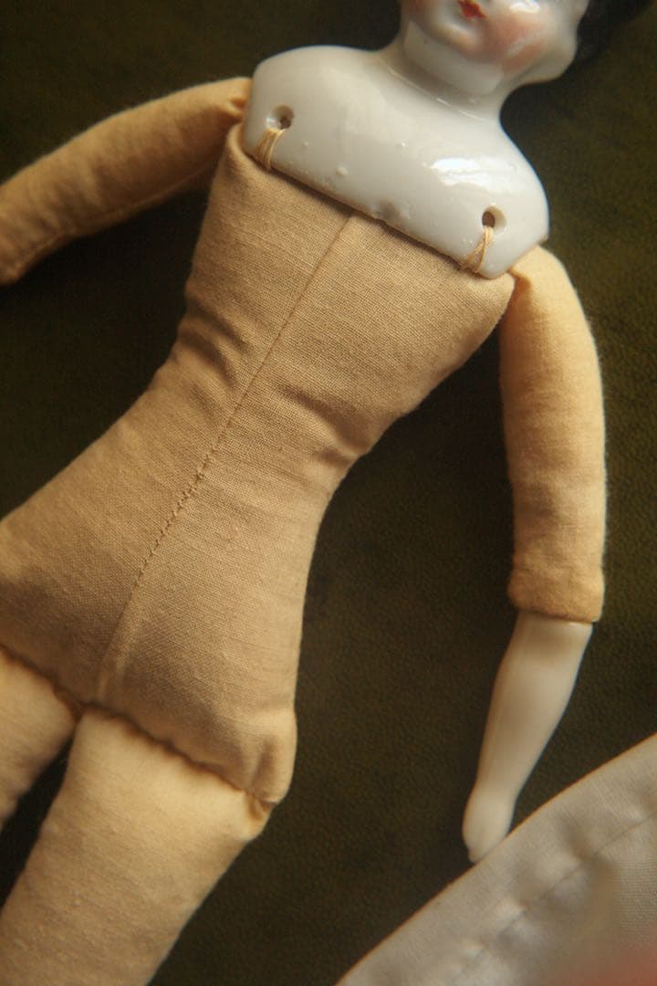 アンティーク チャイナヘッドドール ドイツ製