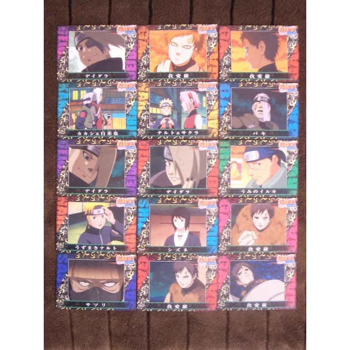 ☆ナルト疾風伝 コレクションカード 全４５種(ノーマルカードのみ)☆ラスト