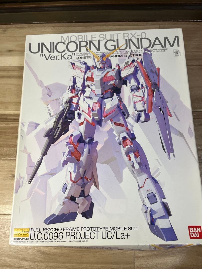MG 1/100 ユニコーンガンダム Ver.Ka プラモデル ガンダムUC