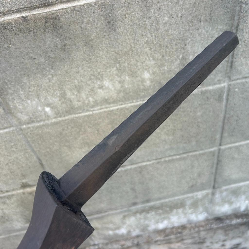 三線　棹　黒木　カミゲン　真壁型　沖縄　未塗装　伝統工芸士製作 .2