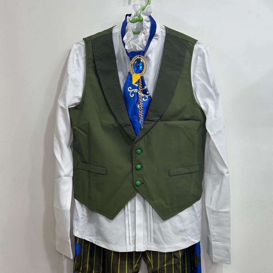 【フルセット＊コスオンセン製】あんスタ 青葉つむぎ コスプレ 衣装 ウィッグ