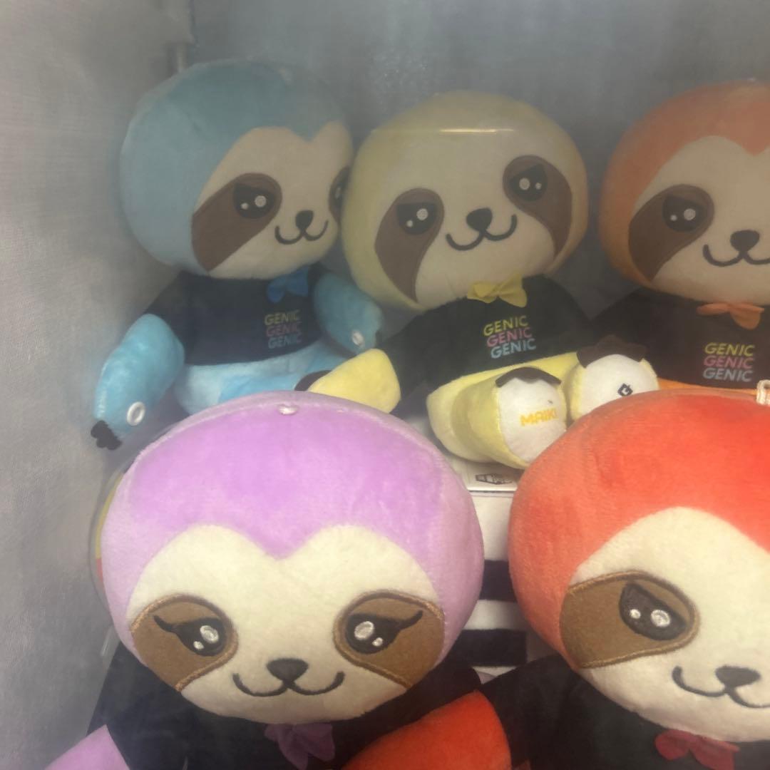 GENIC ナマケモノぬいぐるみ7体セット