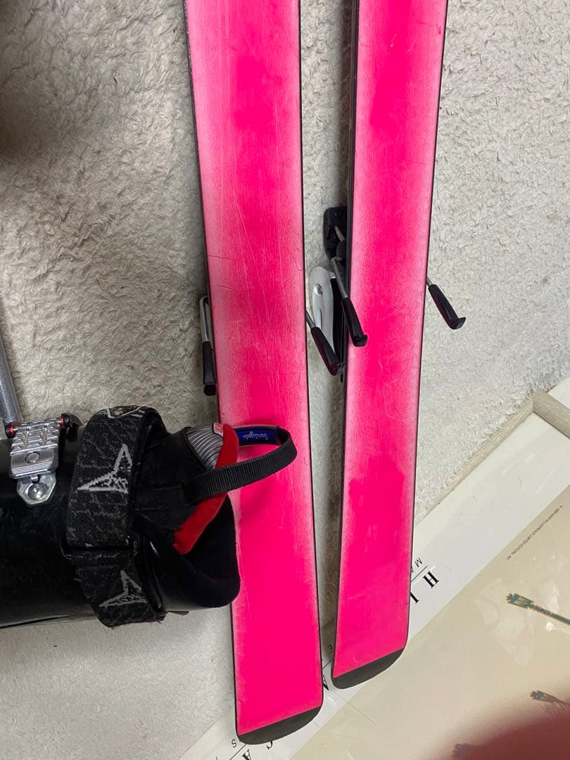 k2 スキー板セット138cmブーツアトミック23-23.5cm ストック110