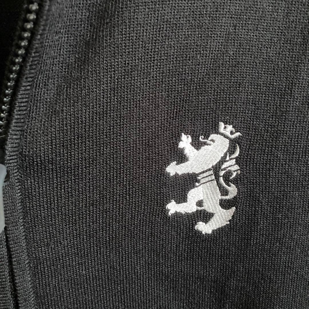 【新品】Admiral ゴルフメンズジップアップセーター ブラック Lサイズ防寒