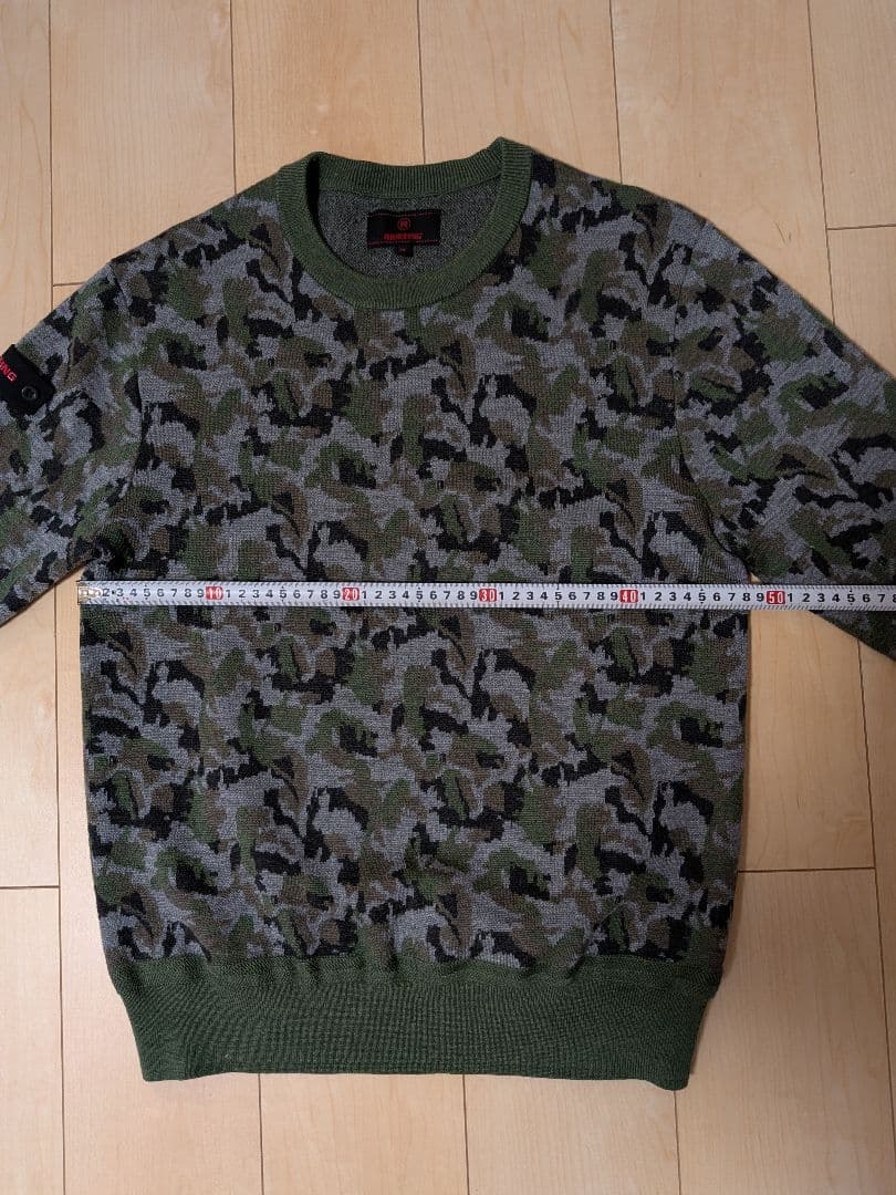 B*C様 ブリーフィング 迷彩柄セーター Mサイズ 肩タグ付き