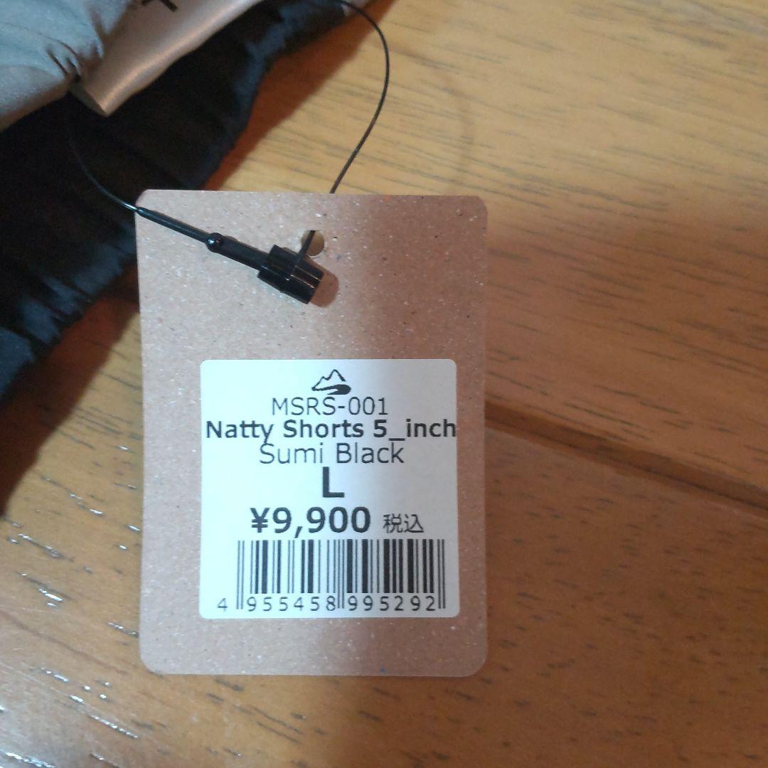マイルストーン Natty Shorts 5_inch スミブラック Lサイズ