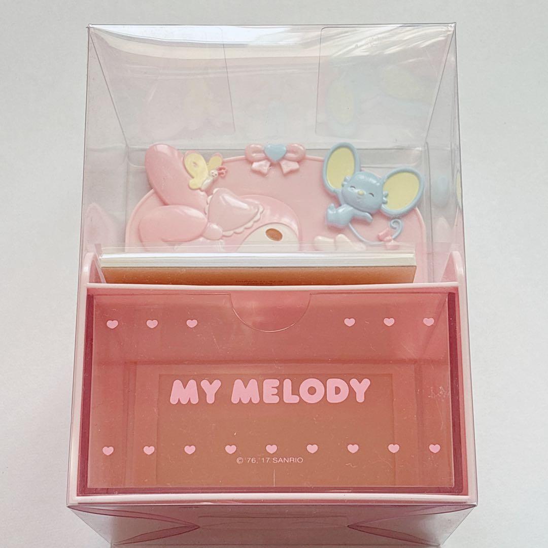 ♡激レア マイメロ マイスウィートピアノ メモ付きチェスト メモ 小物ケース♡