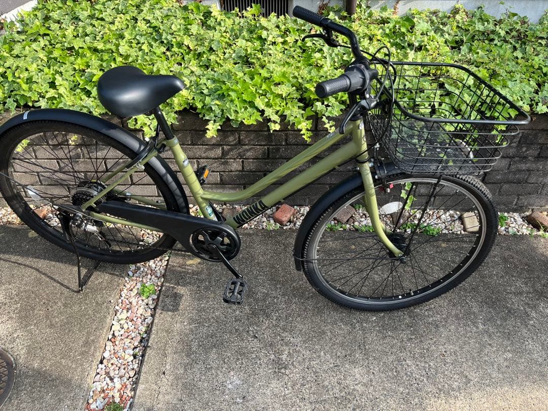 シティタイプ自転車 カゴ付き　27インチ