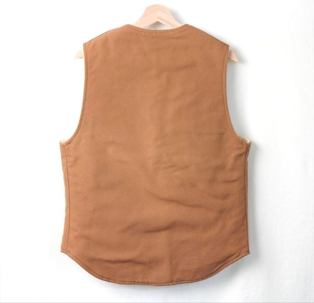 ビンテージ カーハート ダック 裏ボアベスト デッドストック ovy 大藤