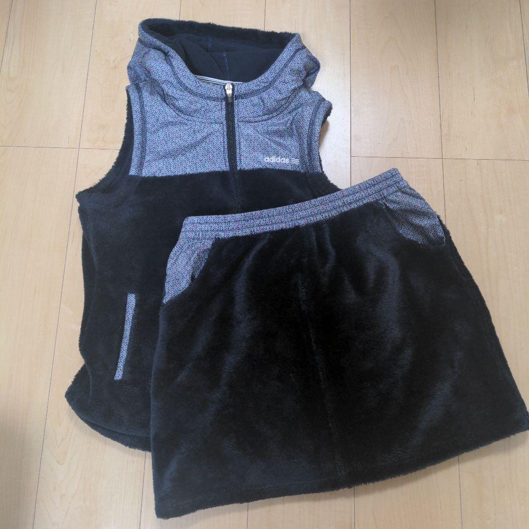 adidas レディース ベスト スカート L セットアップ