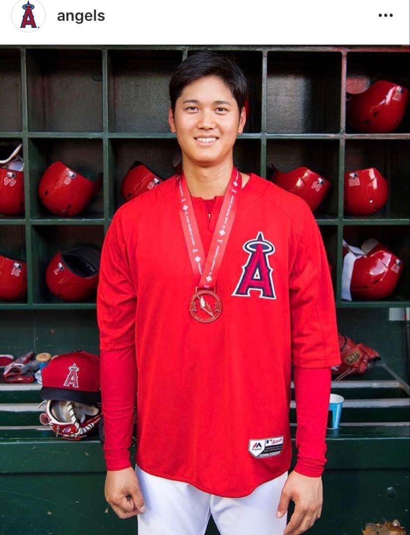 大谷翔平☆エンゼルス オーセンティック 練習着