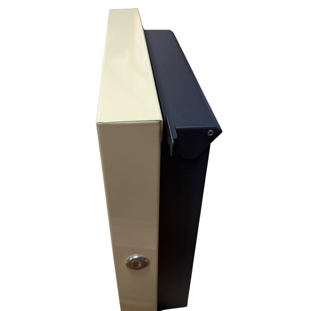 ドイツ製 Serafini 高級 メールボックス 鍵付き 未使用品 アイボリー