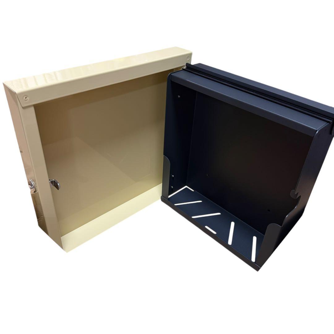 ドイツ製 Serafini 高級 メールボックス 鍵付き 未使用品 アイボリー