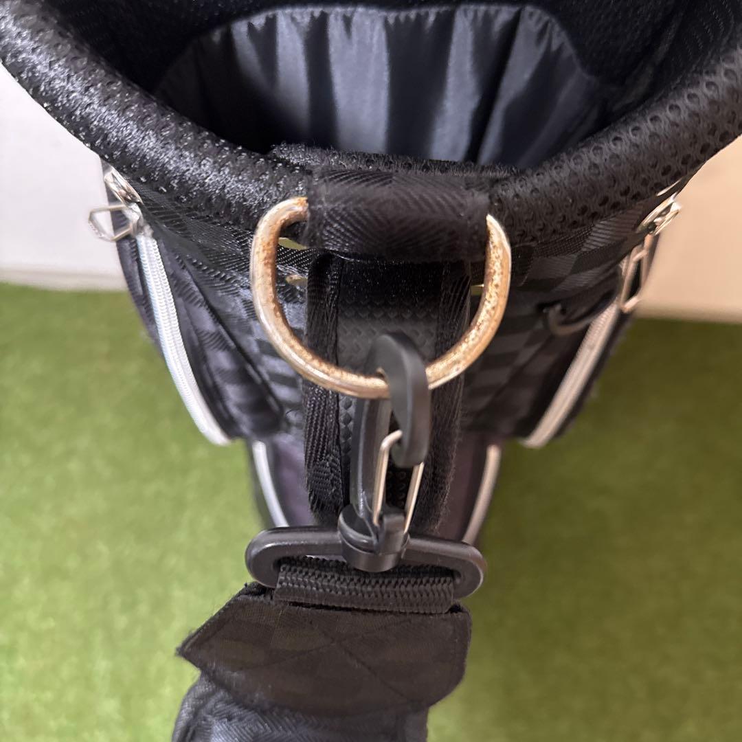 XXIO ゼクシオ キャディバッグ 軽量 2.2kg 9.5型 ブラックチェック