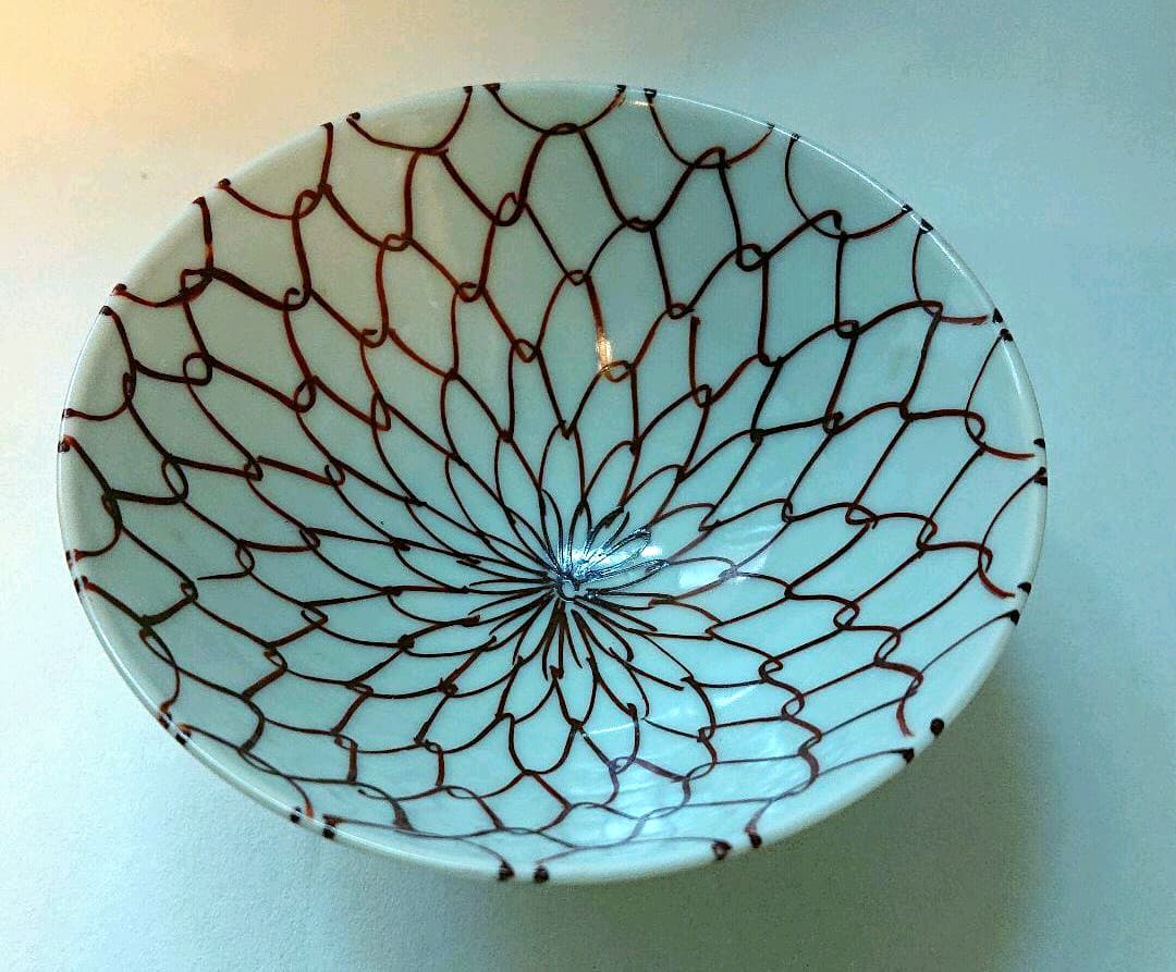 清水焼・手描き茶碗・