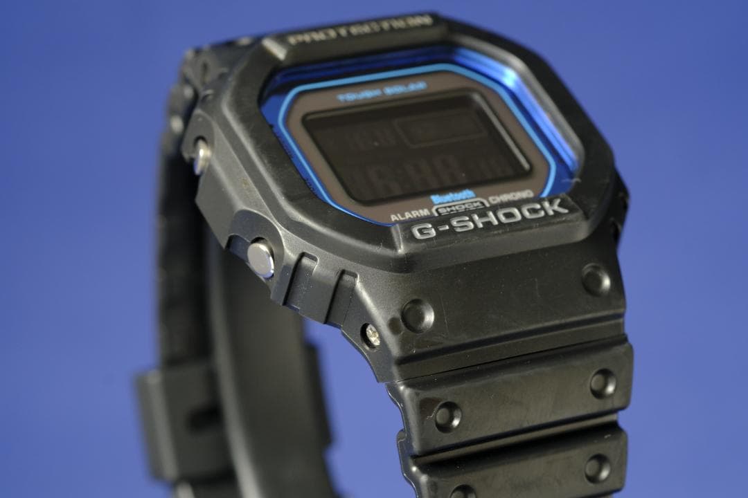 【中古】G-SHOCK GW-B5600 青×黒／Bluetooth(119)