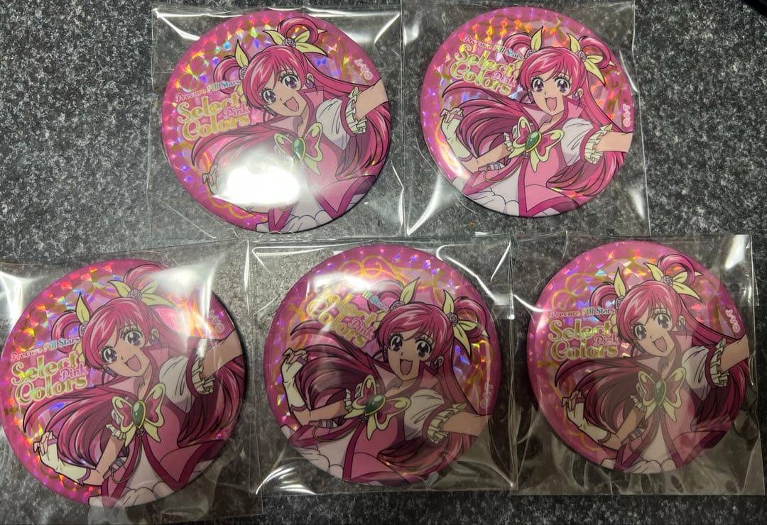 キュアドリーム　セレクトカラーズ　缶バッジ