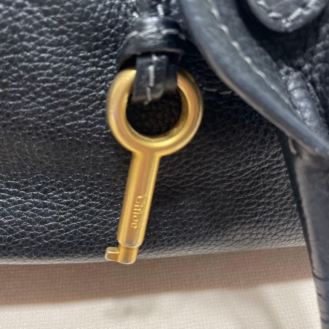 クロエ　パディントン　ブラック　ミディアム