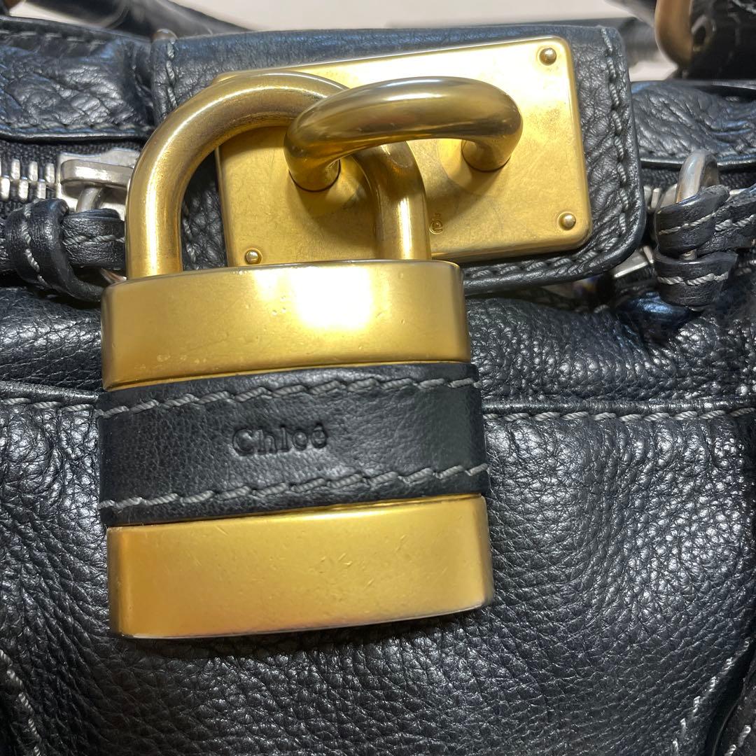 クロエ　パディントン　ブラック　ミディアム