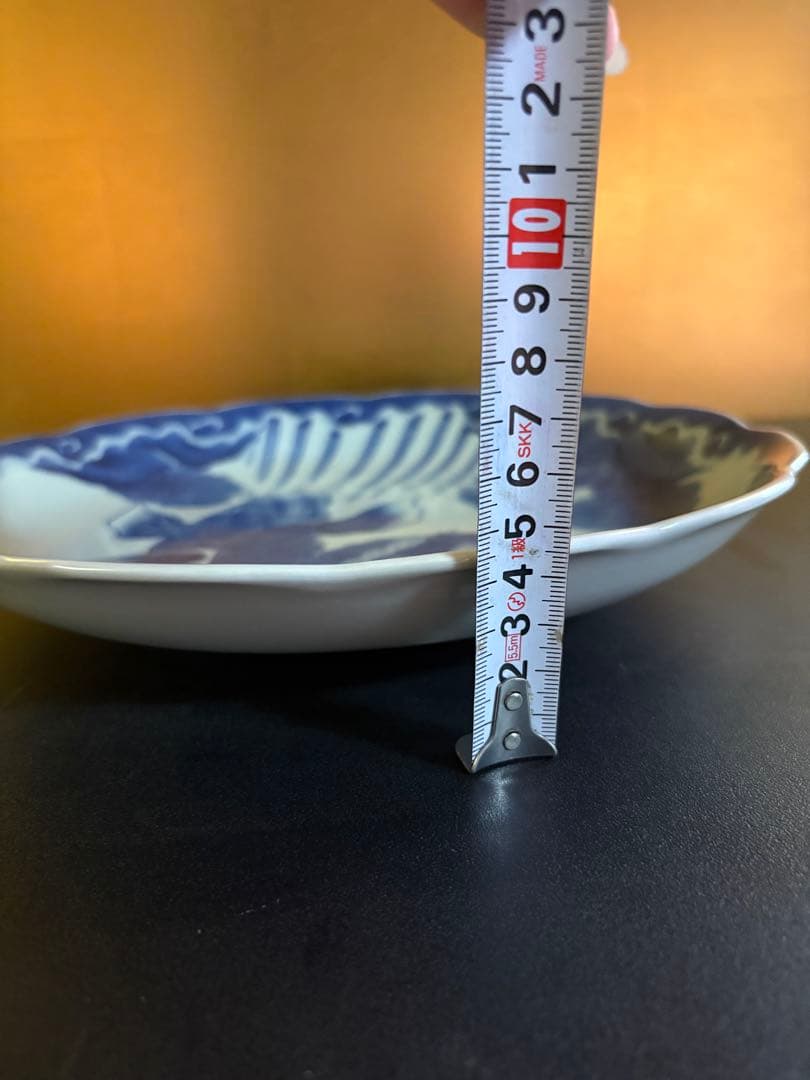 鯉の滝登り　皿　飾り皿