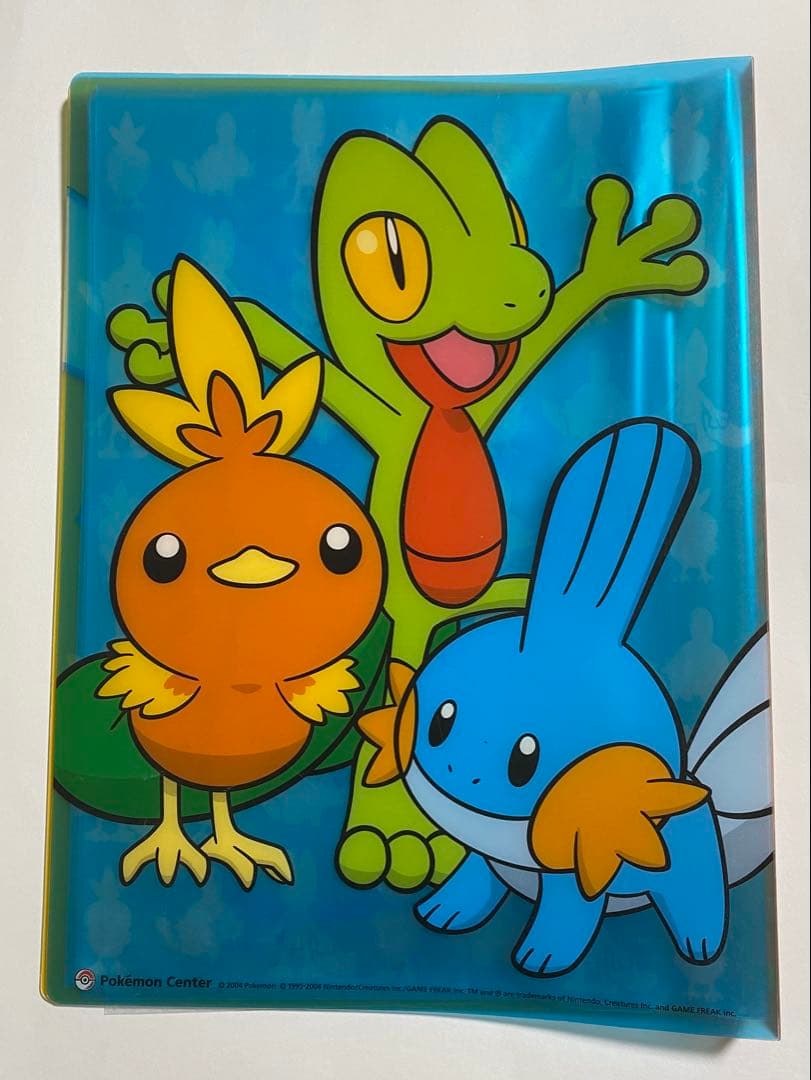 ポケットモンスター　ポケモンセンター限定 A4クリアファイル　2004年　当時物