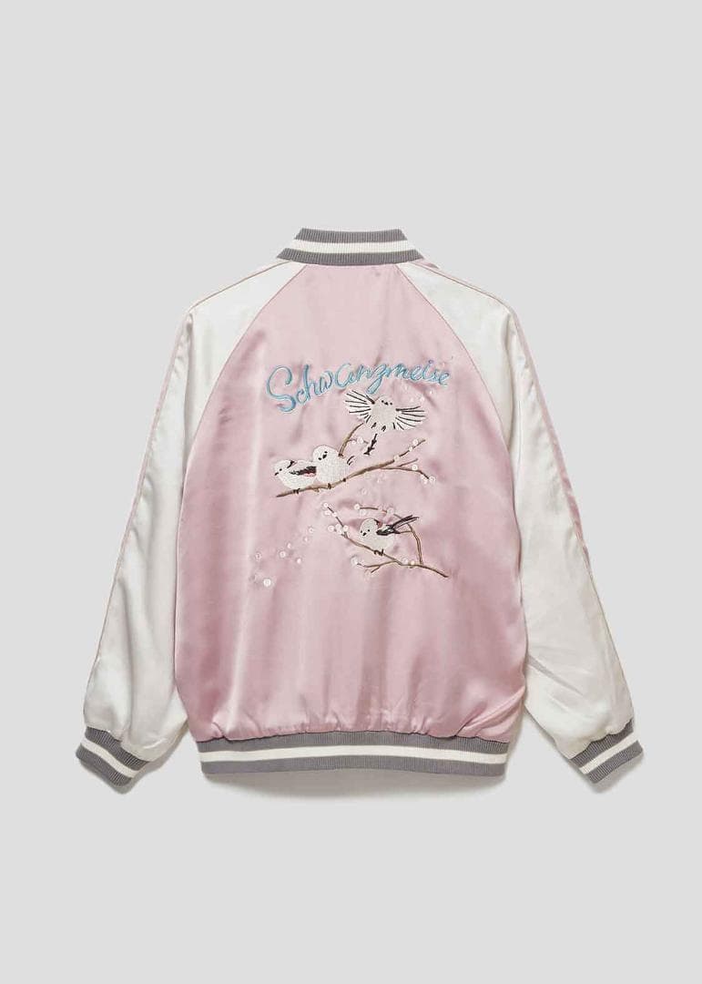 グラニフ　シマエナガ　スカジャン