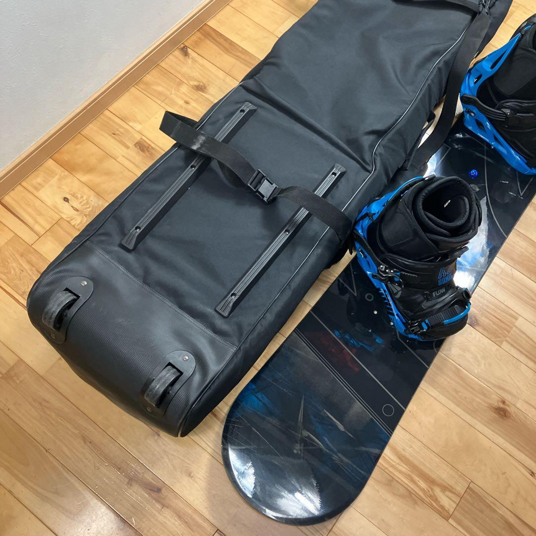 豪華フルセット・即乗りK2スノーボード＋FLOWブーツ＋LEEDキャリーバッグ