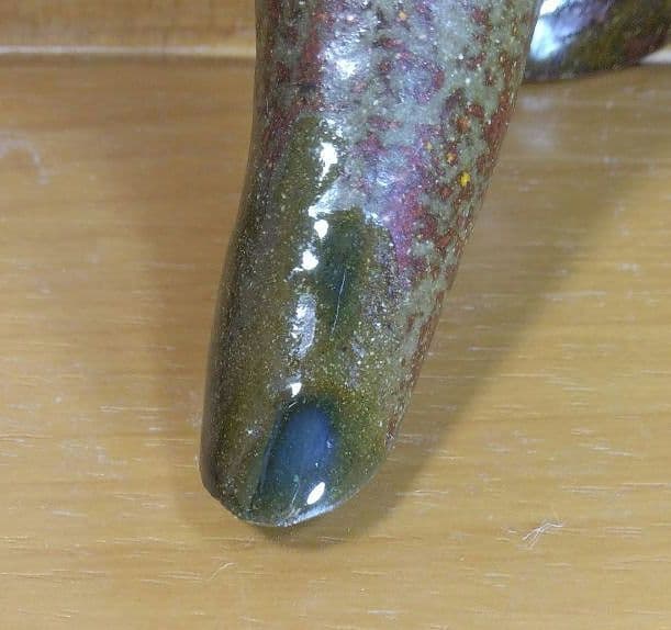 人間国宝 金城次郎 カラカラ(笑魚海老紋カラカラ) 栞 共箱 やちむん 壷屋焼