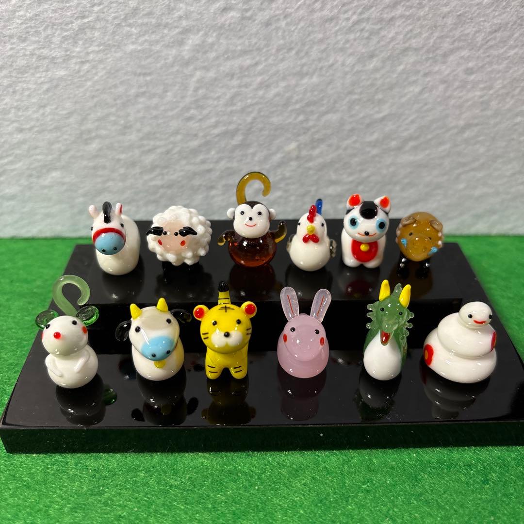 かずみん　ガラス細工　ミニチュア