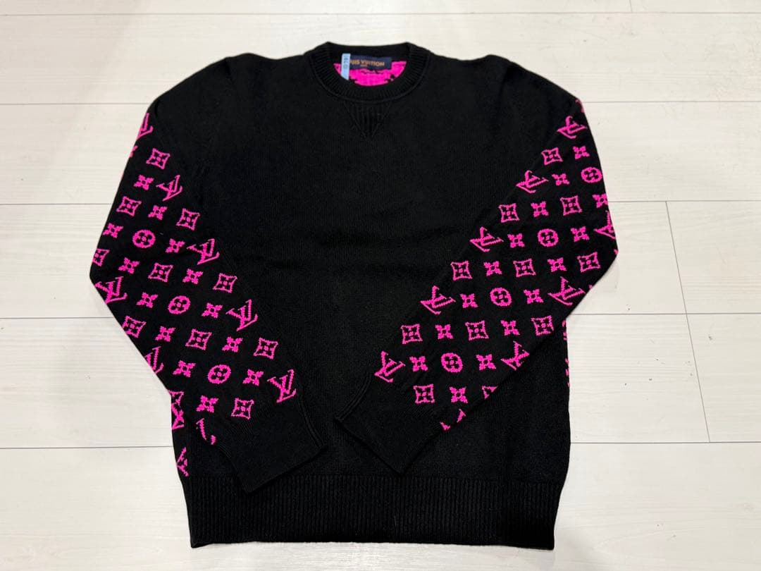 即完売品　岩田着用　Louis Vuitton ヴィトン　ロゴニットセーター