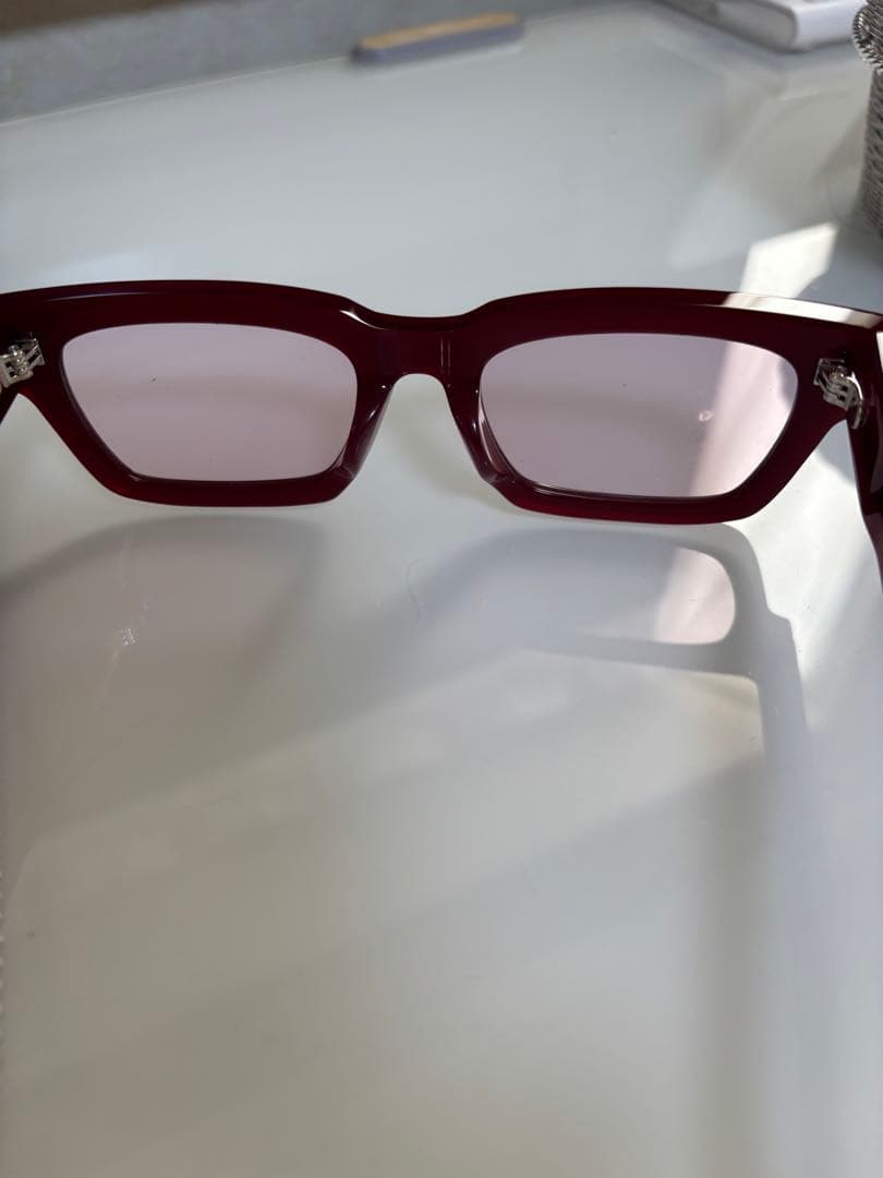 値下　新品未使用　heyep バーガンディ サングラス Sabae Japan