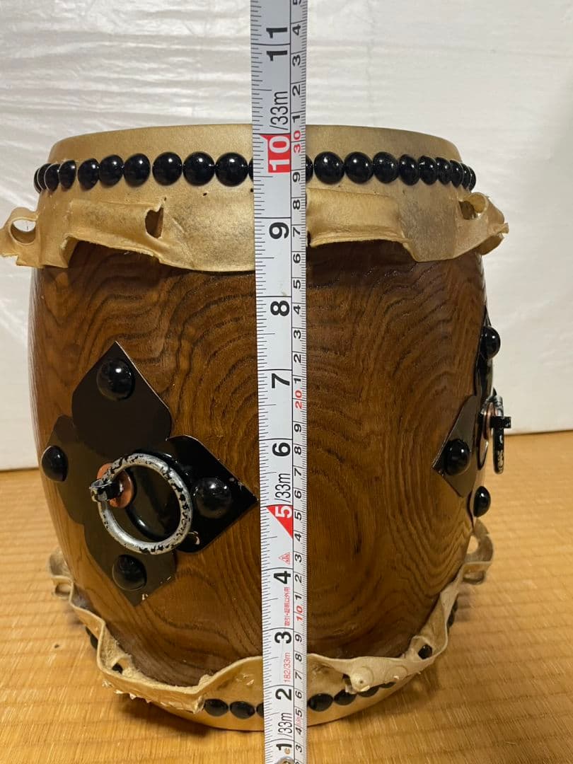 和太鼓 長胴太鼓　高さ約30.5cm 直径約22.5cm　送料込