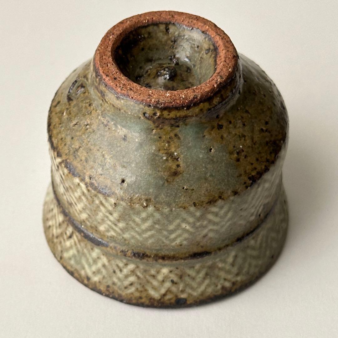 島岡達三 益子焼 酒器 象嵌 ぐい呑 共箱