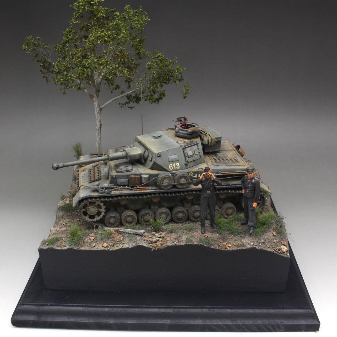 1/35 Ⅳ号戦車　G型　ドラゴン　ジオラマ　プラモデル　模型