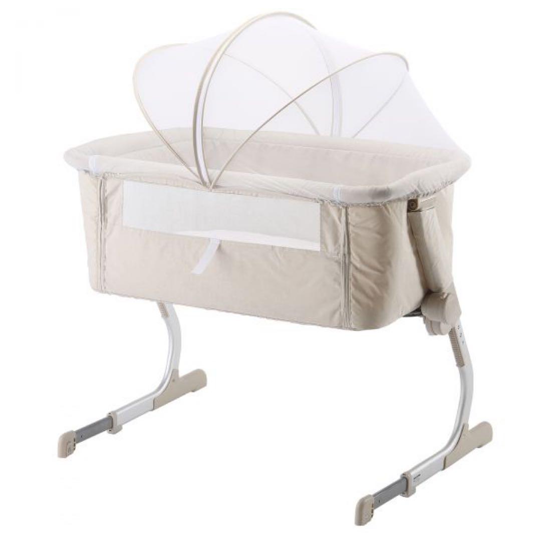 【美品】KATOJI ベッドサイドベッド Soine(ベージュ)