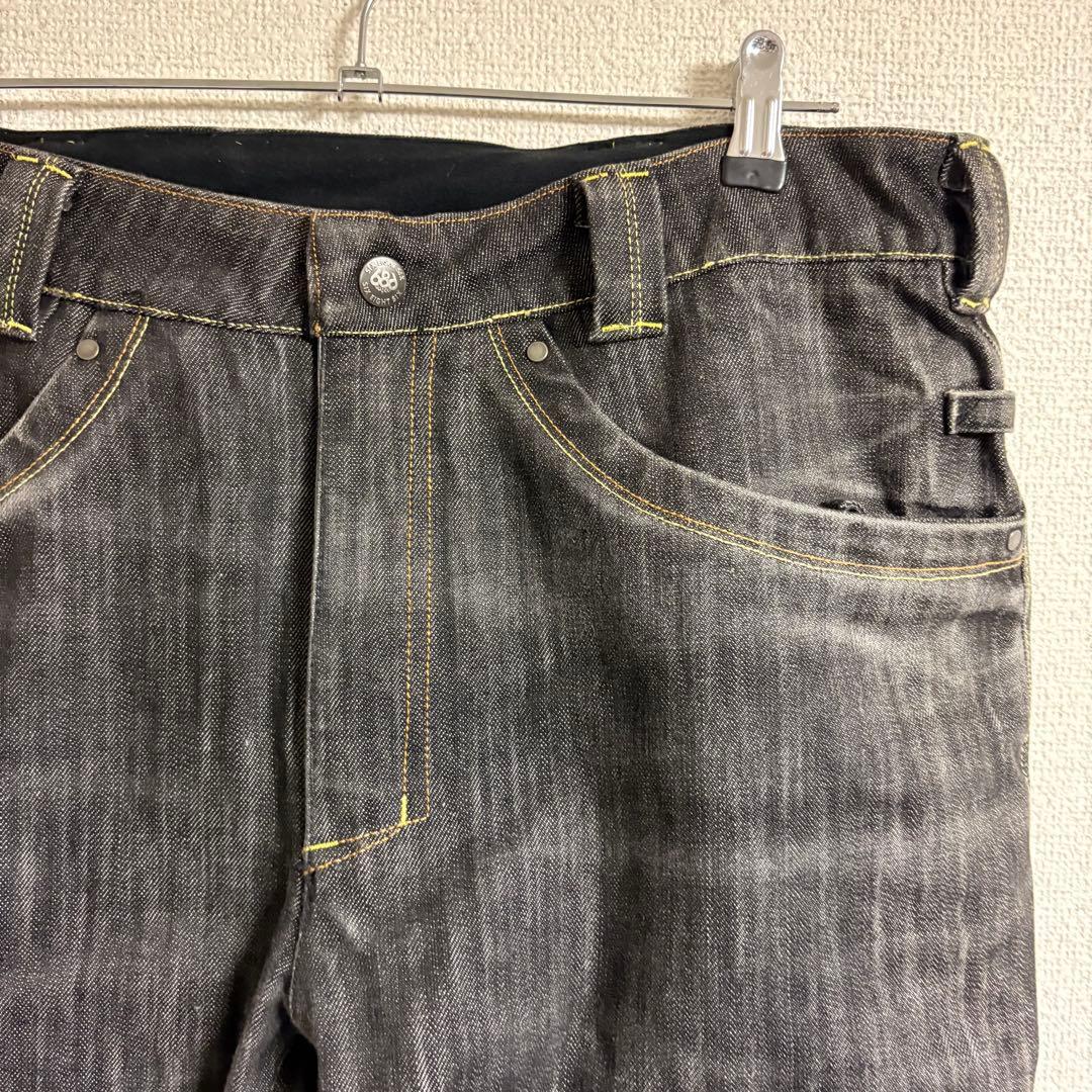 レア✨希少 686×Levi's スノーボードウェア デニム生地 パンツ XL