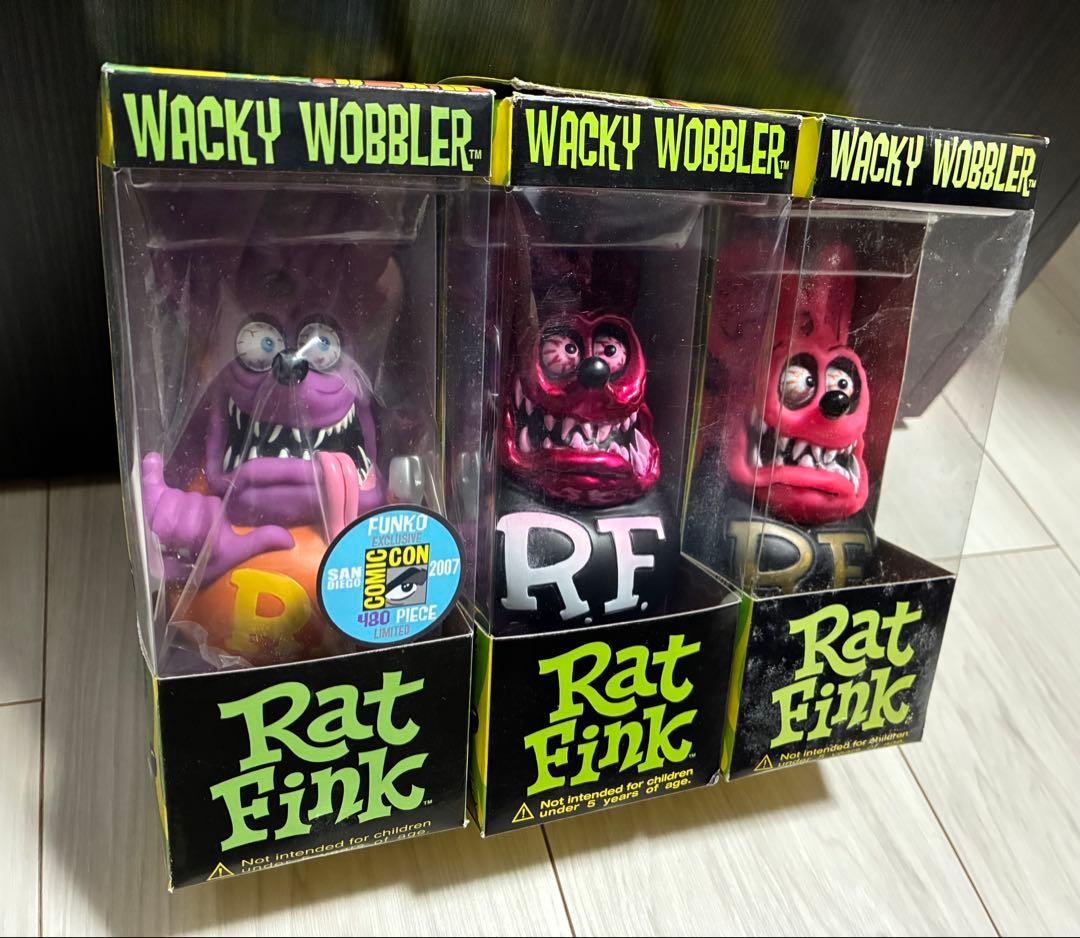 ★Rat Fink★フィギュア PINK系 【3体セット】